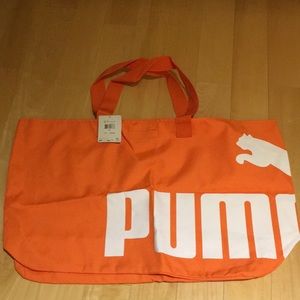 puma tote bag orange